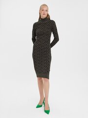 Vero Moda женское платье 10270912*04, черный/оливковый 5715319873591 цена и информация | Платья | pigu.lt