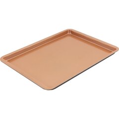 Lamart COPPER stačiakampė kepimo forma, plieninė, 43x29x1.8 cm kaina ir informacija | Kepimo indai, popierius, formos | pigu.lt