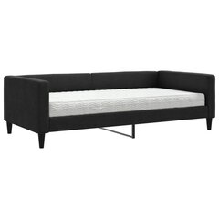 Sofa-lova vidaXL, 100x200 cm, juoda цена и информация | Кровати | pigu.lt