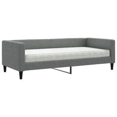 Sofa-lova vidaXL, 90x190 cm, pilka kaina ir informacija | Lovos | pigu.lt