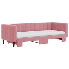 Sofa-lova vidaXL, 80x200 cm, rožinė kaina ir informacija | Lovos | pigu.lt