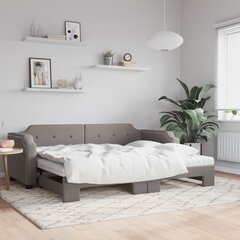 Sofa-lova vidaXL, 80x200 cm, ruda kaina ir informacija | Lovos | pigu.lt