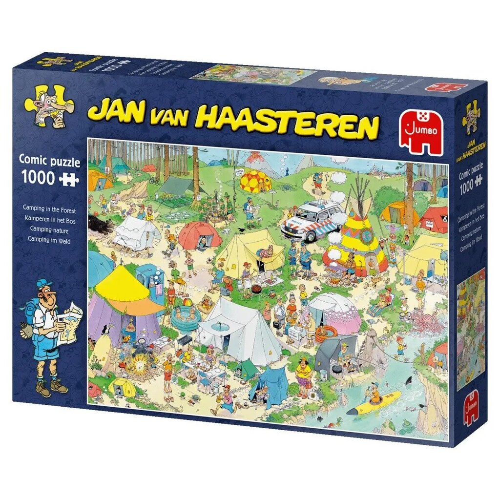 Dėlionė Kempingas TM toys, JUM19086, 1000d. kaina ir informacija | Dėlionės (puzzle) | pigu.lt