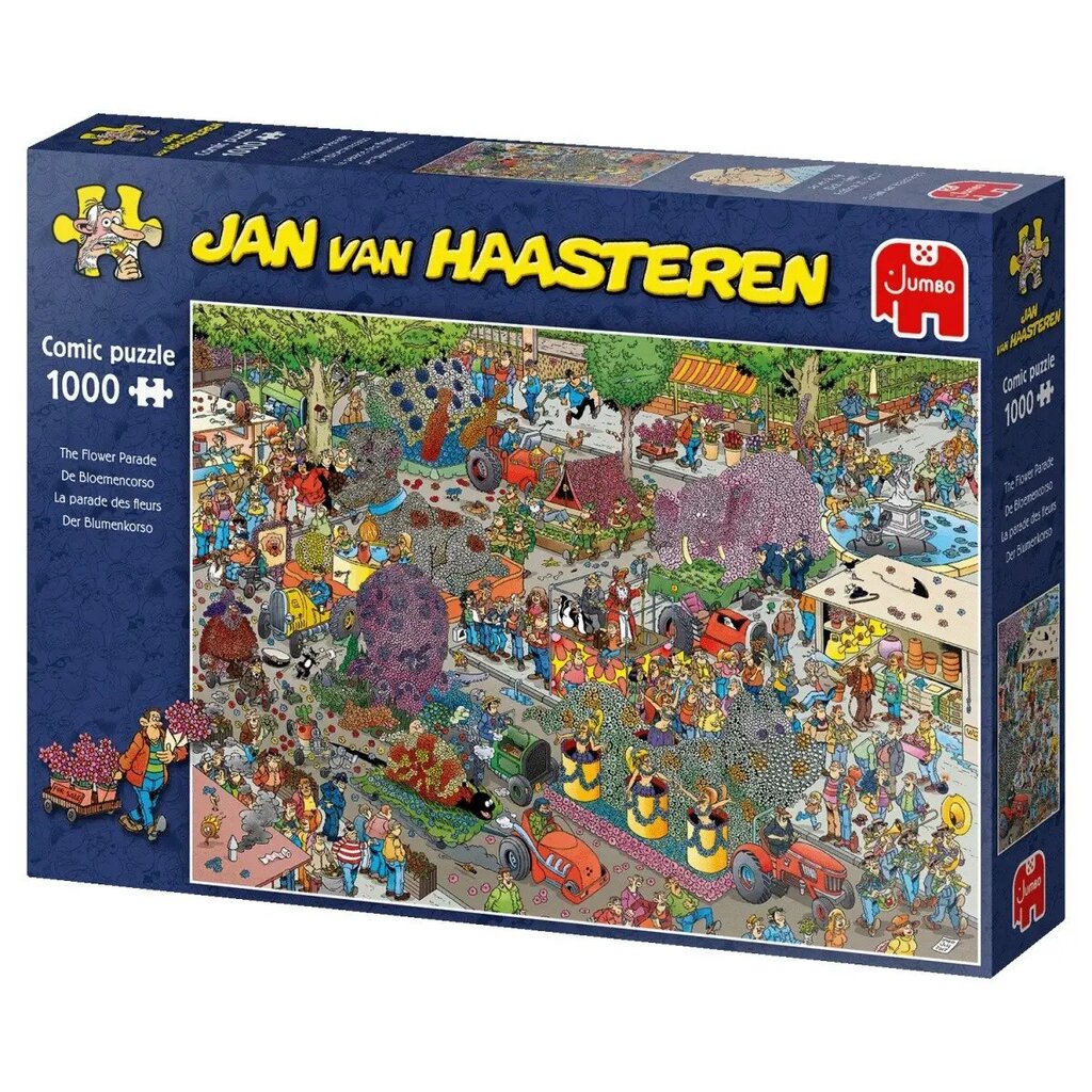 Dėlionė Gėlių paradas TM Toys, JUM19071, 1000 d. kaina ir informacija | Dėlionės (puzzle) | pigu.lt