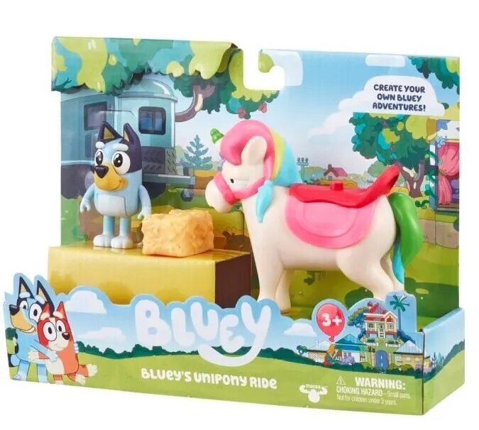 Figūrėlių rinkinys Bluey Unicorn kaina ir informacija | Žaislai berniukams | pigu.lt