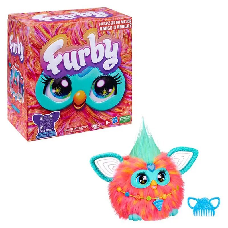 Interaktyvus žaislas Hasbro Furby, oranžinis kaina ir informacija | Žaislai mergaitėms | pigu.lt