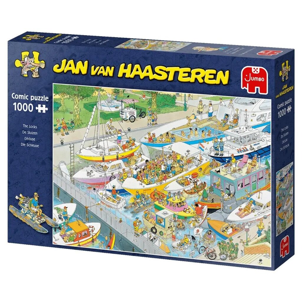 Dėlionė Jumbo Jan van Haasteren The Locks, 1000 d. kaina ir informacija | Dėlionės (puzzle) | pigu.lt