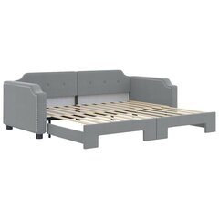 Sofa-lova vidaXL, 80x200 cm, pilka kaina ir informacija | Lovos | pigu.lt