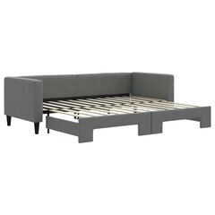 Sofa-lova vidaXL, 80x200 cm, pilka kaina ir informacija | Lovos | pigu.lt