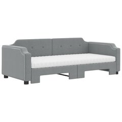 Sofa-lova vidaXL, 100x200 cm, pilka kaina ir informacija | Lovos | pigu.lt