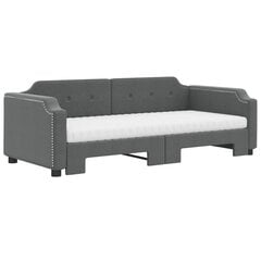 Sofa-lova vidaXL, 80x200 cm, pilka цена и информация | Кровати | pigu.lt