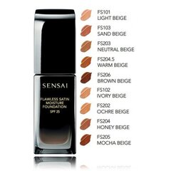 Drėkinantis makiažo pagrindas Sensai Flawless Liquid Foundation SPF25, Fs103 Sand Beige, 30 ml kaina ir informacija | Makiažo pagrindai, pudros | pigu.lt