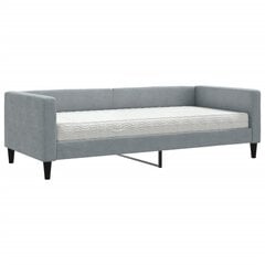 Sofa-lova vidaXL, 90x190 cm, pilka kaina ir informacija | Lovos | pigu.lt