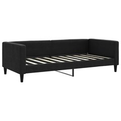 Sofa-lova vidaXL, 90x190 cm, juoda kaina ir informacija | Lovos | pigu.lt