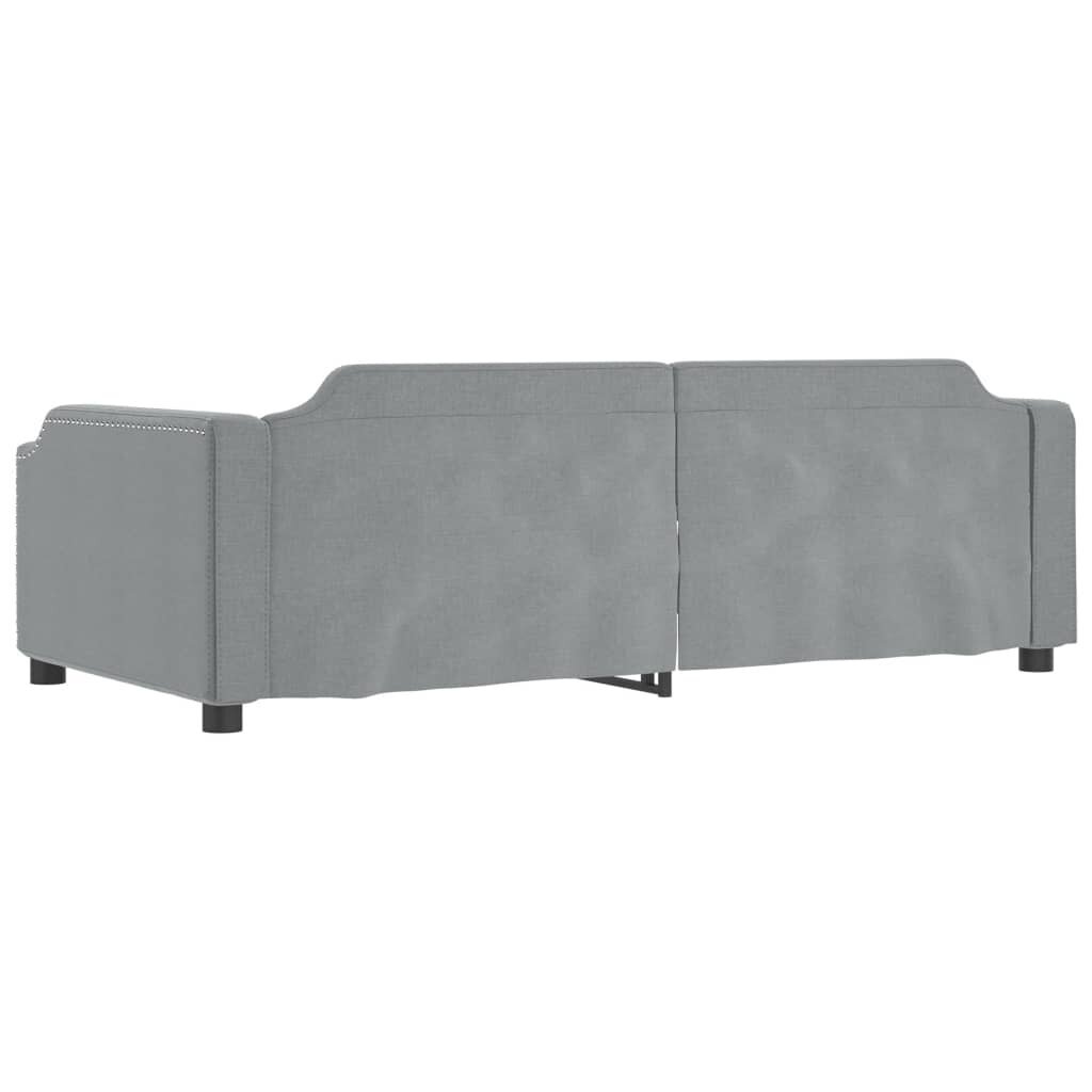 Sofa-lova vidaXL, 100x200 cm, pilka kaina ir informacija | Lovos | pigu.lt