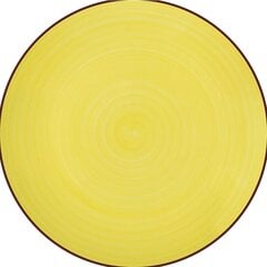 Lamart HAPPY pietų lėkštė, Ø26.8 cm, geltona kaina ir informacija | Indai, lėkštės, pietų servizai | pigu.lt