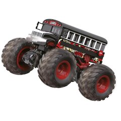 Radijo bangomis valdomas automobilis Big Foot Black Bus Buddy Toys, raudonas/juodas цена и информация | Игрушки для мальчиков | pigu.lt