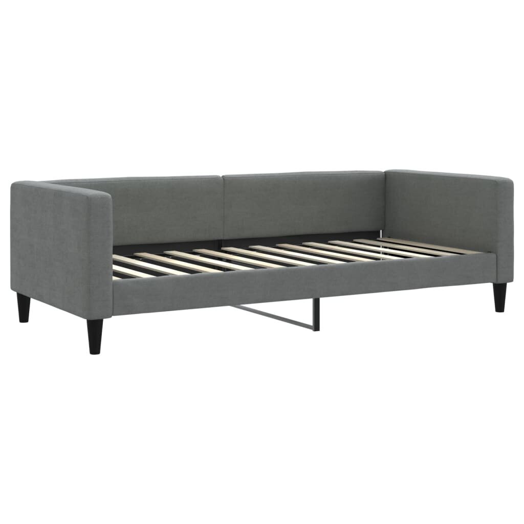 Sofa-lova vidaXL, 90x200 cm, pilka kaina ir informacija | Lovos | pigu.lt