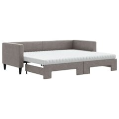 Sofa-lova vidaXL, 80x200 cm, ruda цена и информация | Кровати | pigu.lt