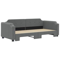 Sofa-lova vidaXL, 100x200 cm, pilka kaina ir informacija | Lovos | pigu.lt