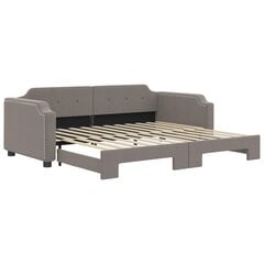 Sofa-lova vidaXL, 90x200 cm, ruda kaina ir informacija | Lovos | pigu.lt