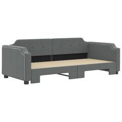 Sofa-lova vidaXL, 90x200 cm, pilka kaina ir informacija | Lovos | pigu.lt