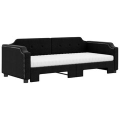 Sofa-lova vidaXL, 80x200 cm, juoda цена и информация | Кровати | pigu.lt