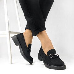 Женские лоферы Sergio Leone, чёрные цена и информация | Женские туфли | pigu.lt
