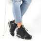 Sportiniai batai moterims Purlina, juodi kaina ir informacija | Sportiniai bateliai, kedai moterims | pigu.lt