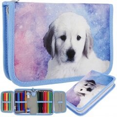 Mokyklinis penalas su priedais Starpak Doggy Galaxy 506514, 21x14x4 cm kaina ir informacija | Penalai | pigu.lt