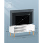 TV staliukas Vasagne, 40 x 120 x 49 cm, baltas kaina ir informacija | TV staliukai | pigu.lt