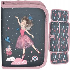 Mokyklinis penalas Paso Ballet PP23BA-P001BW, 19,5x13x3,5 cm цена и информация | Пеналы | pigu.lt