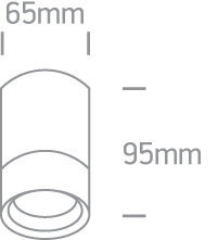 ONELight lauko lubinis šviestuvas Cylinders 67130C/BR цена и информация | Lubiniai šviestuvai | pigu.lt