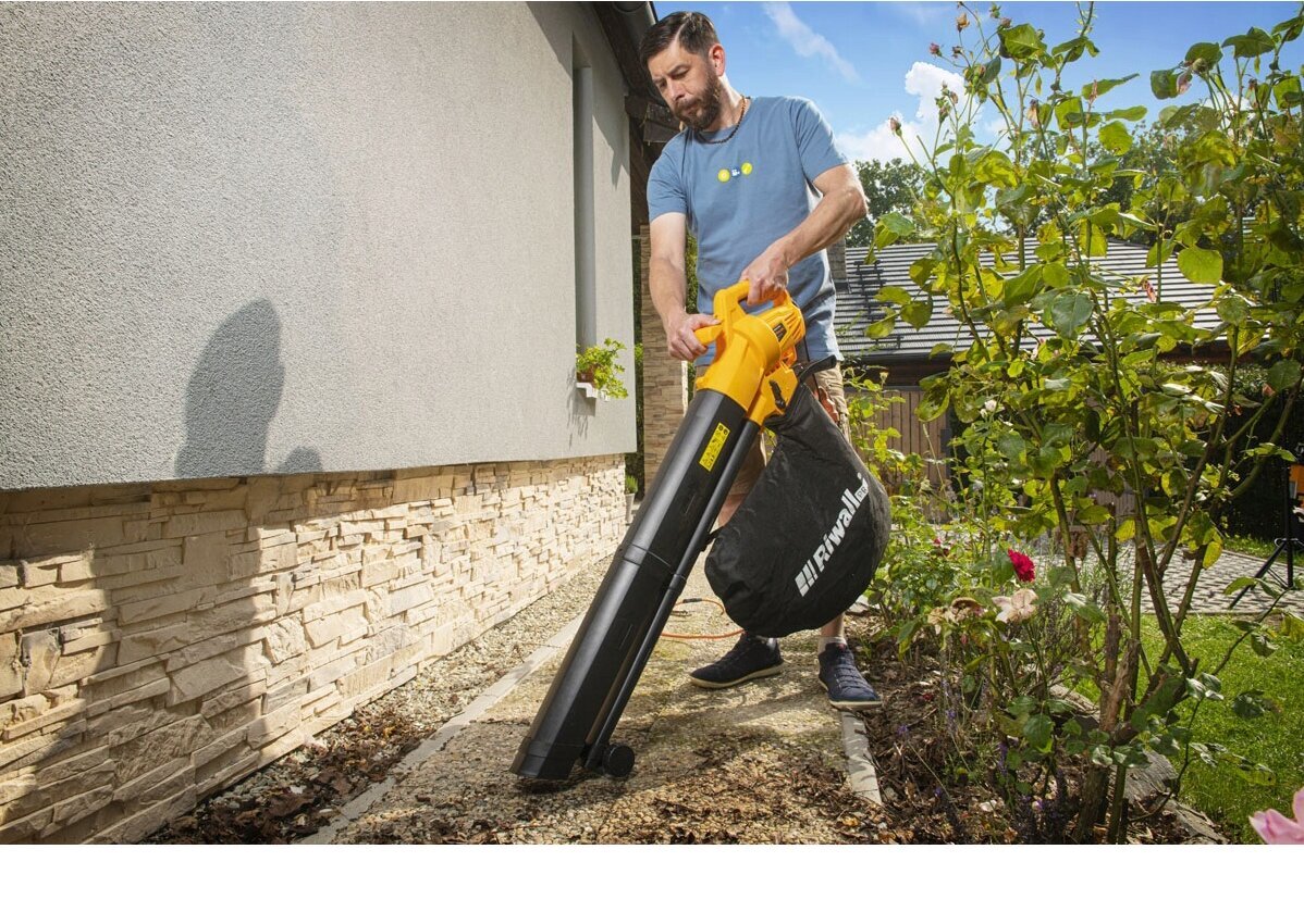 Elektrinis lapų pūstuvas Riwall REBV3200e 3,5kw kaina ir informacija | Lapų siurbliai, šakų smulkintuvai, trinkelių valytuvai | pigu.lt