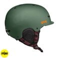 Лыжный шлем Spy Optic Mips Galactic Matte Steel Green - Зеленый