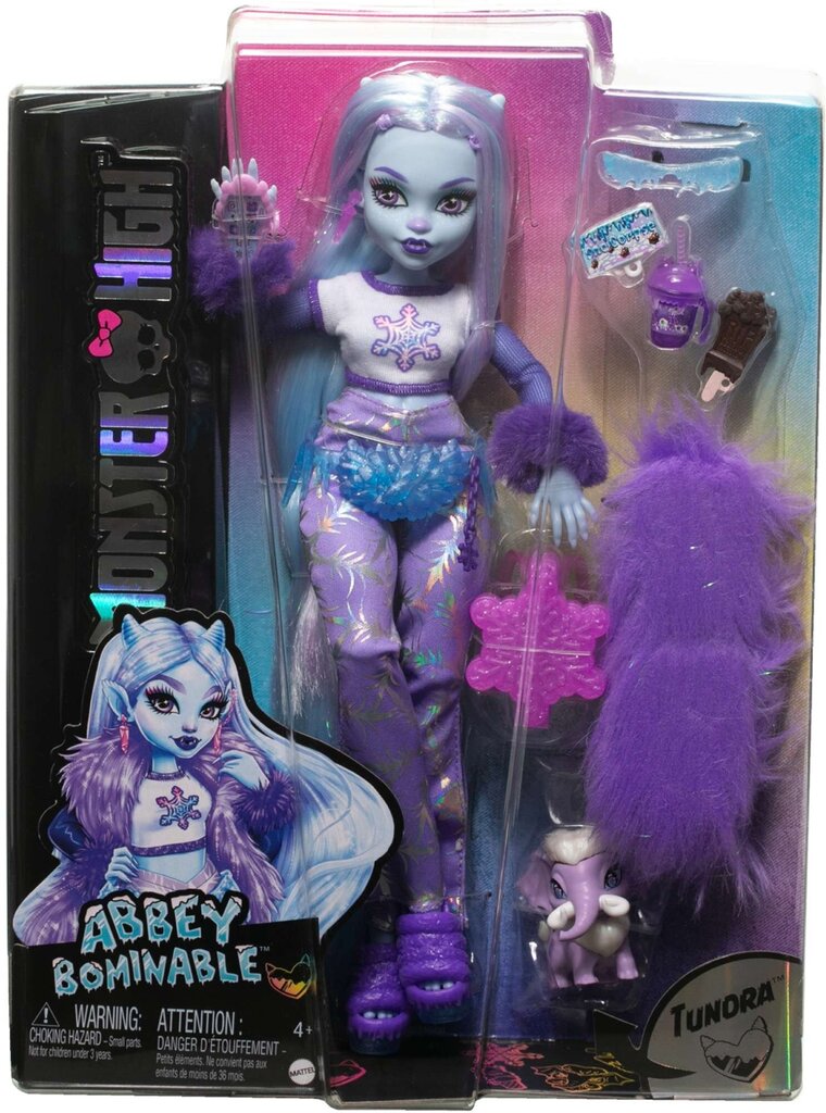 Lėlė su priedais Monster High Abbey Bominable, 30 cm цена и информация | Žaislai mergaitėms | pigu.lt