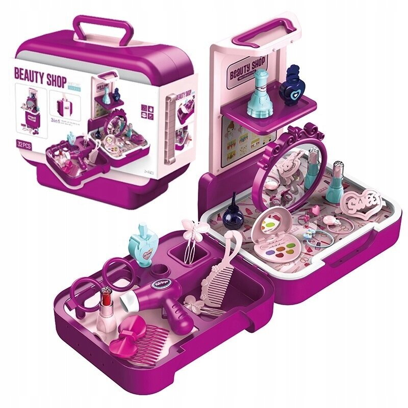 Vaikiškas tualetinis staliukas, rožinis цена и информация | Žaislai mergaitėms | pigu.lt
