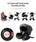 Universalus kūdikių vežimėlis 3-in-1, gray kaina ir informacija | Vežimėliai | pigu.lt
