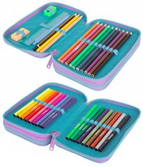 Mokyklinis penalas su priedais CoolPack Blueberry E66505/F, 19,5x12,5x5 cm цена и информация | Пеналы | pigu.lt