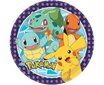 Vienkartinių indų rinkinys Pokemon, 8 vnt. kaina ir informacija | Vienkartiniai indai šventėms | pigu.lt