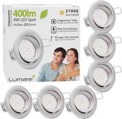 Lumare įmontuojamas šviestuvas kaina ir informacija | Įmontuojami šviestuvai, LED panelės | pigu.lt