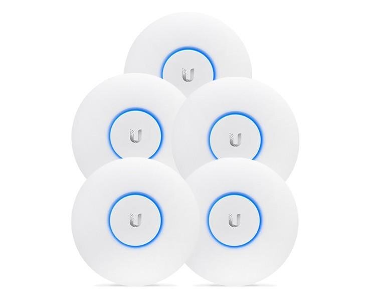 Ubiquiti UniFi UAP AC LR 2.4GHz/5GHz, 802.11 ac, 1xGbE, Passive PoE - 5 Pack kaina ir informacija | Maršrutizatoriai (routeriai) | pigu.lt