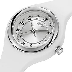 FEMBW повседневные аналоговые кварцевые часы для женщин с силиконовым ремешком и водонепроницаемой пряжкой цена и информация | Женские часы | pigu.lt