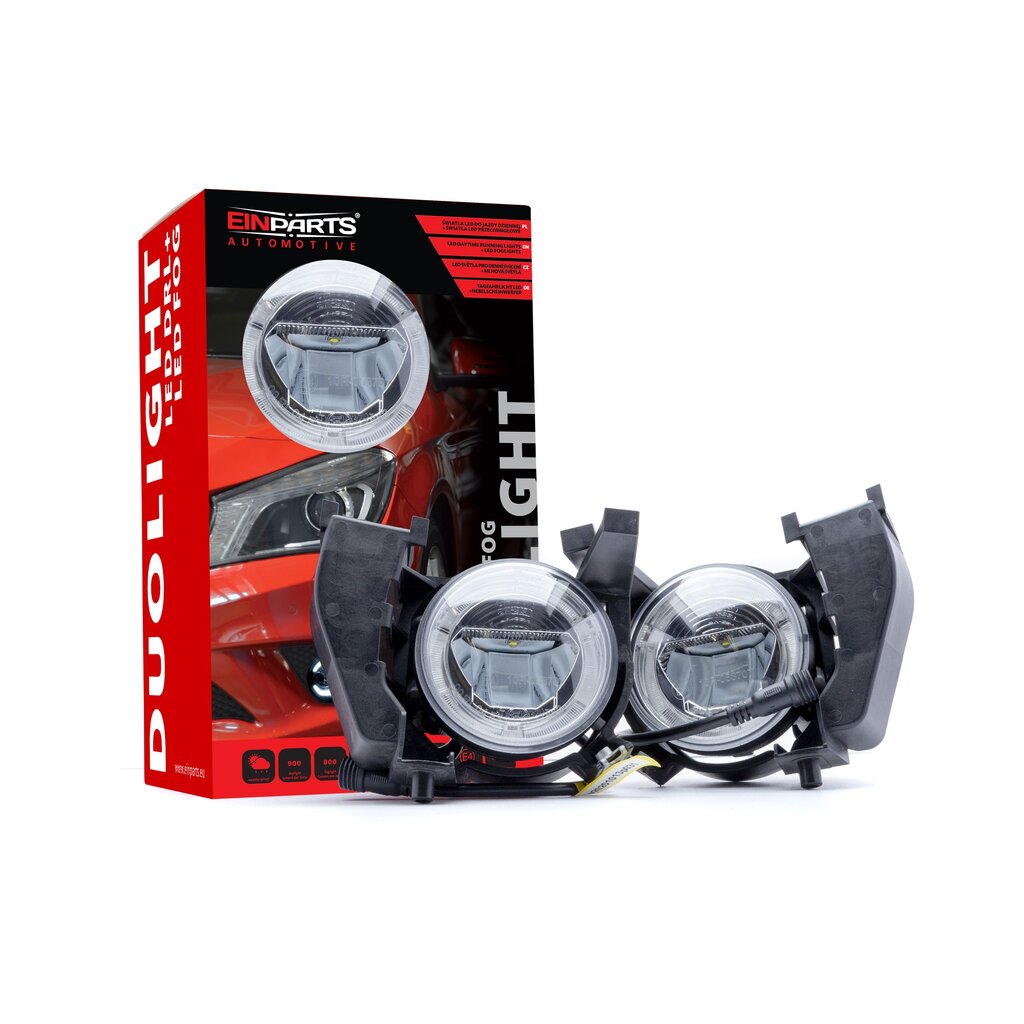 EinParts DL07 Dieniniai žibintai LED DRL Rūko žibintai 6000K 12/24V, skirti Subaru Forester II FL 2006-2008 kaina ir informacija | Automobilių žibintai | pigu.lt