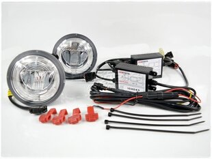 EinParts DL18 Dieniniai žibintai LED DRL Rūko žibintai 6000K 12/24V, skirti Chevrolet, Ford, Mustang, GMC, Pontiac kaina ir informacija | Automobilių žibintai | pigu.lt