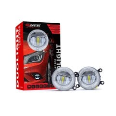 EinParts DL21 Dieniniai žibintai LED DRL Rūko žibintai 6000K 12/24V, skirti Citroen, Dacia, Nissan, Opel, Fiat, Peugeot, Renault, Ford, Honda, Suzuki, Mitsubishi kaina ir informacija | Automobilių žibintai | pigu.lt