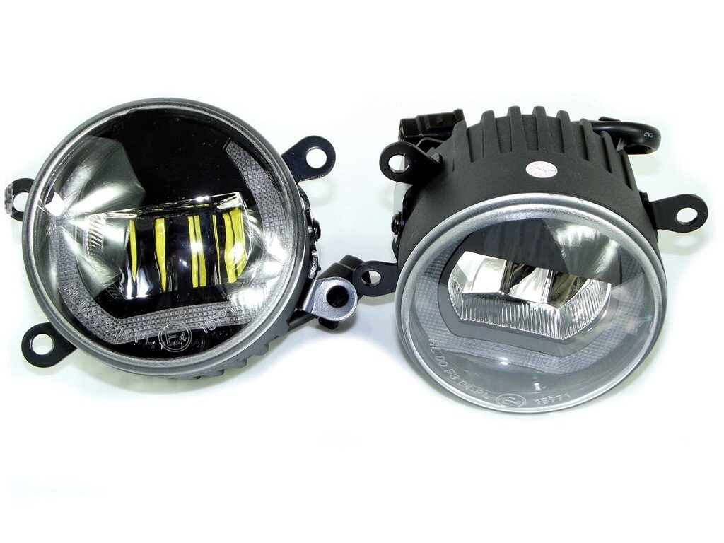 EinParts DL23 Dieniniai žibintai LED DRL Rūko žibintai 6000K 12/24V, skirti Citroen, Dacia, Nissan, Opel, Fiat, Peugeot, Renault, Ford, Honda, Suzuki, Mitsubishi цена и информация | Automobilių žibintai | pigu.lt