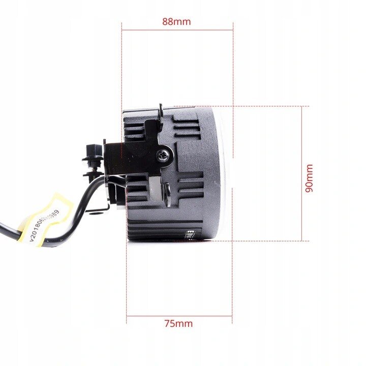 EinParts DL41 Dieniniai žibintai LED DRL Rūko žibintai 6000K 12/24V, skirti Infiniti M Q70 JX Q60 EX QX50 FX QX70, Nissan kaina ir informacija | Automobilių žibintai | pigu.lt