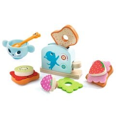 Деревянная ролевая игра - Завтрак котенка, Djeco DJ05507 цена и информация | Игрушки для малышей | pigu.lt