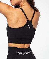 Sportinė liemenėlė moterims Carpatree Allure Seamless, juoda цена и информация | Спортивная одежда для женщин | pigu.lt